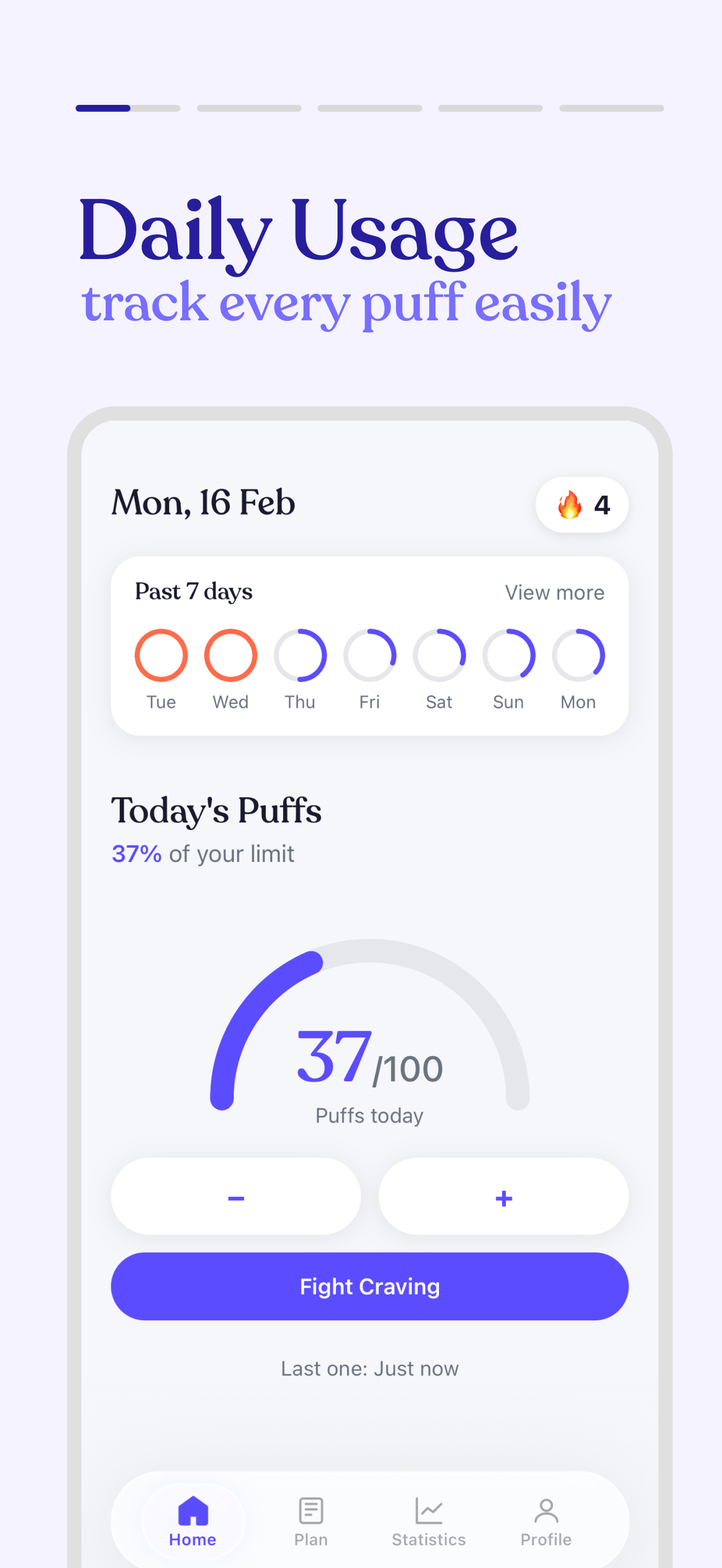 Daily Usage Tracking